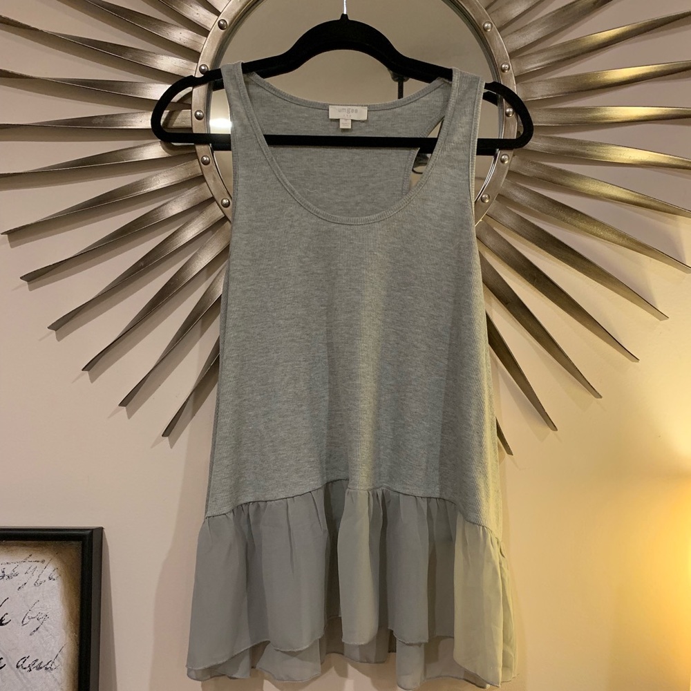 Umgee Tank Top- Gray